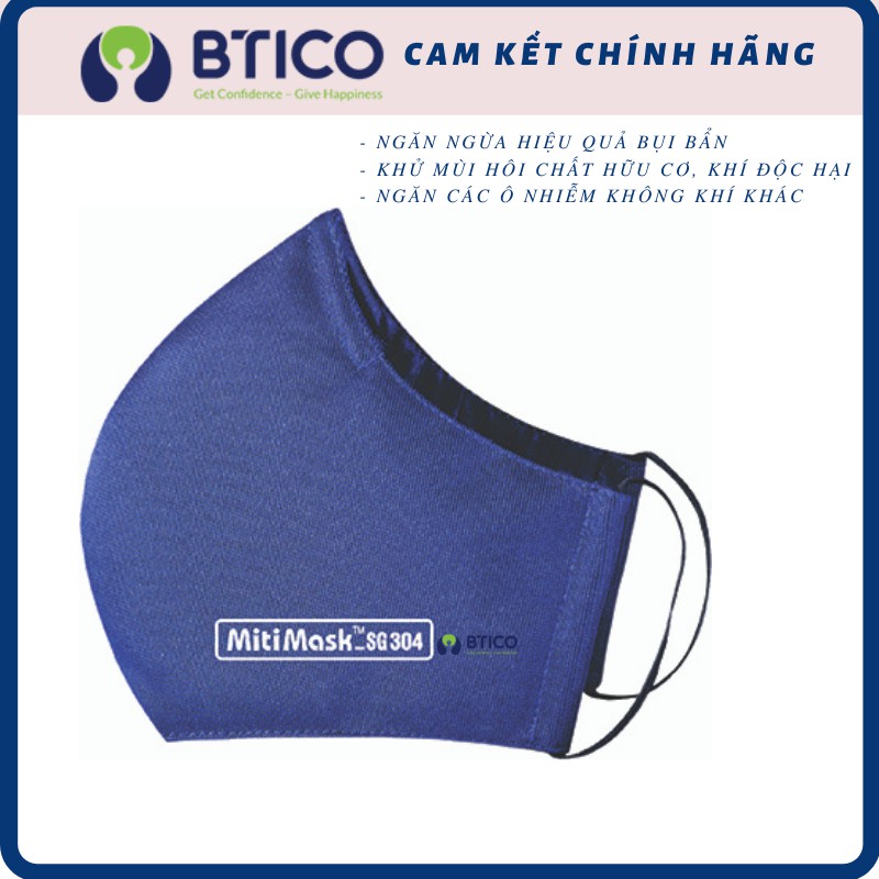 Khẩu trang than hoạt tính MitiMask SG304 chống bụi chống hơi hữu cơ