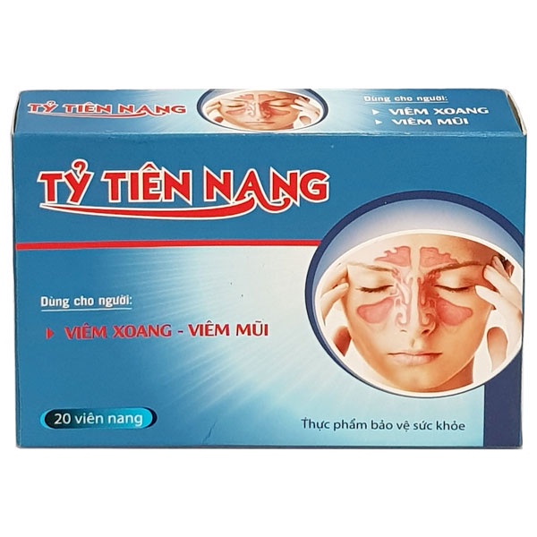 Tỷ Tiên Nang (Đông Dược Việt) - Hỗ trợ giảm các triệu chứng sổ mũi, ngạt mũi, do viêm xoang (20 viên)