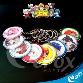 Combo 8 móc khóa Hero Team đổ keo 5,5cm [ĐẸP TUYỆT VỜI]