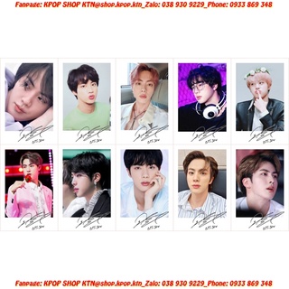 CARD CHỮ KÍ JIN BTS