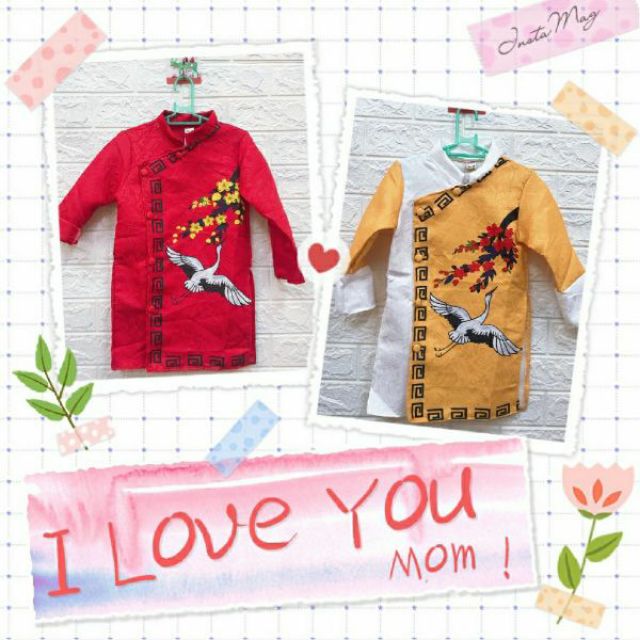 Áo dài cách tân bé trai