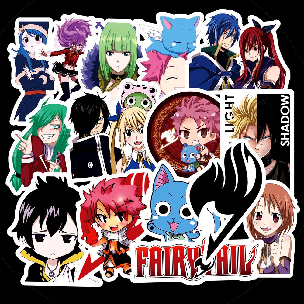 JOJO· Bộ Hình Dán Chống Thấm Fairy Tail, 50 tờ/bộ