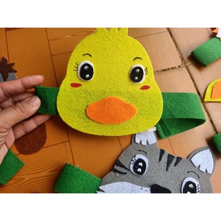 ( Đủ 17 con vật)Mũ nhân vật Handmade  (mũ múa, mũ thơ chuyện)