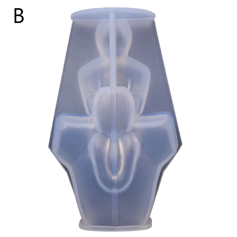 Khuôn Silicone Tạo Hình Làm Xà Phòng Hình Cơ Thể Người DIY Có Thể Tái Sử Dụng
