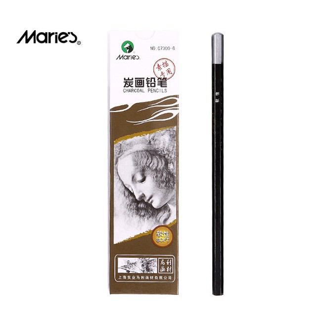 Bút chì Maries - 2H/HB/B/2B/3B/4B/5B/6B/7B/8B/10B/12B/14B