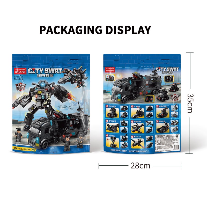 Đồ Chơi Lắp Ráp Robot 23 Mảnh Cho Bé