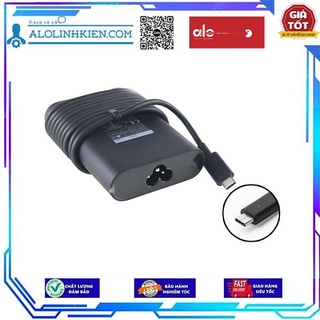 Sạc laptop dell 65w vuông dài, chân usb type-c
