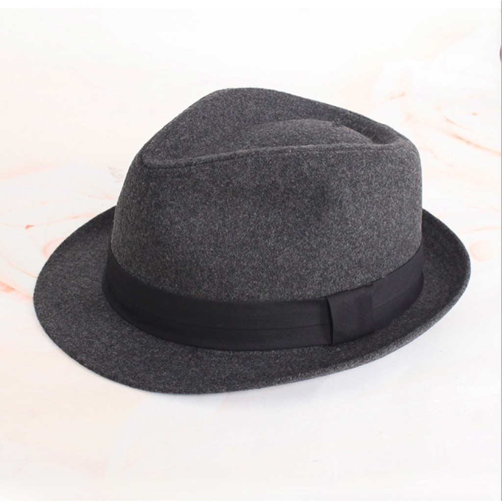 Mũ Phớt Fedora Nam Cao Cấp Mugout FN12 - Nón Phớt Nam Chất Nỉ | Mũ Chất HCM