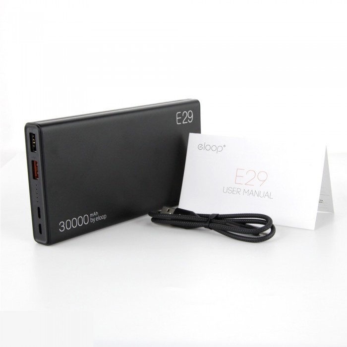 Pin Dự Phòng Eloop E29 Chính Hãng, 30.000mAh,