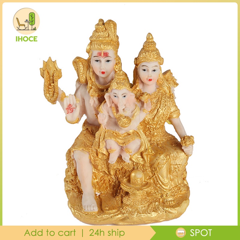 Hindu Deity Hindu Deity Trang trí máy tính để bàn Tượng Phật Ấn Độ cho Đền thờ sân vườn Altar