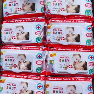 Khăn ướt Baby Phú Đạt 100 tờ