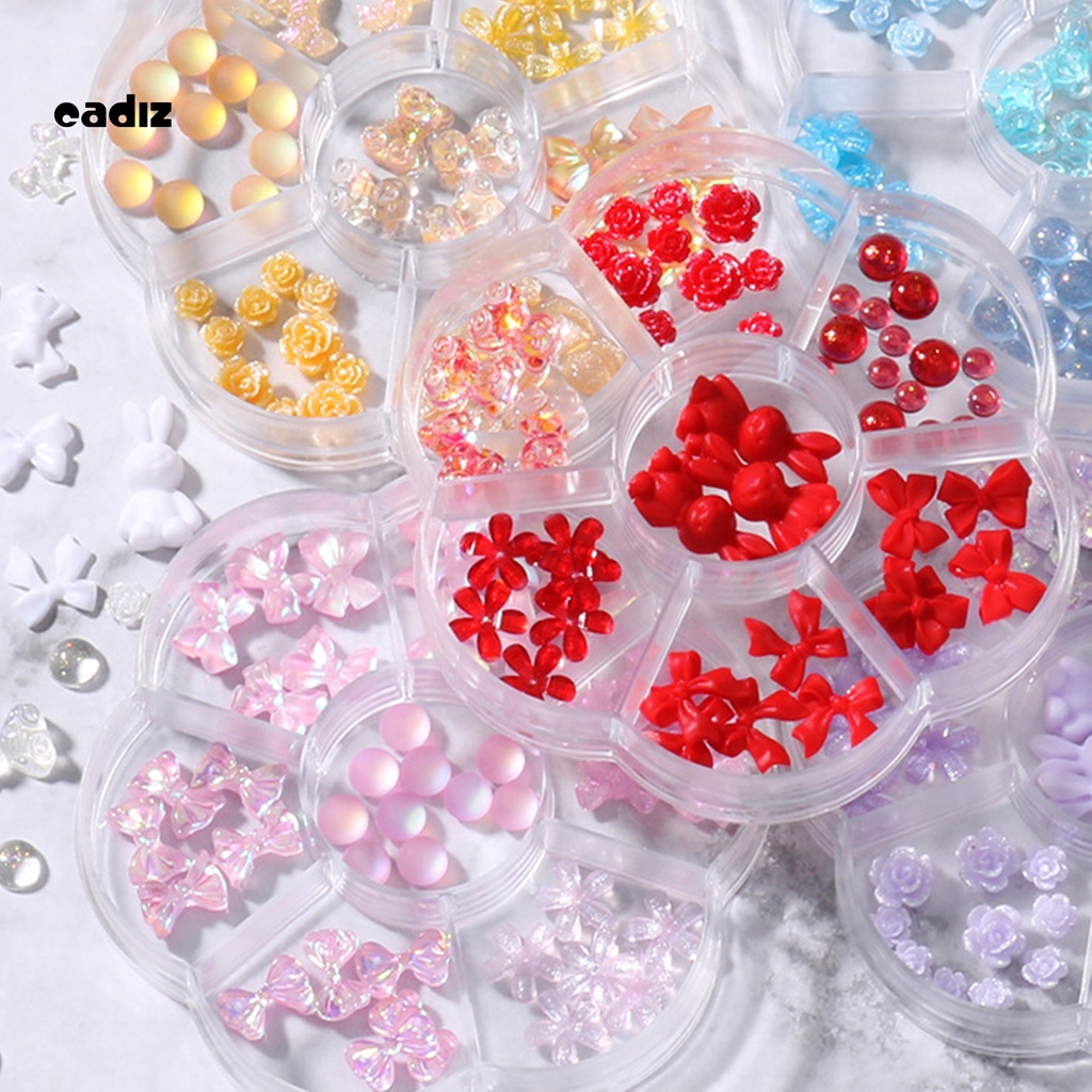 [Hàng mới về] Hạt phụ kiện nhiều kiểu dán trang trí móng tay DIY thời trang cho nữ không mùi