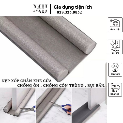 [Mã LIFE1003ALL giảm 10% đơn 50K] Nẹp Xốp Chặn Cửa, Gió Mùa, Cách Nhiệt, Cách Âm, Ngăn Côn Trùng, Chống Kẹt Tay Chân Bé.