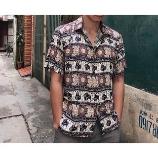 Hoạ tiết voi, thổ cẩm hàng loại 1 không nhăn