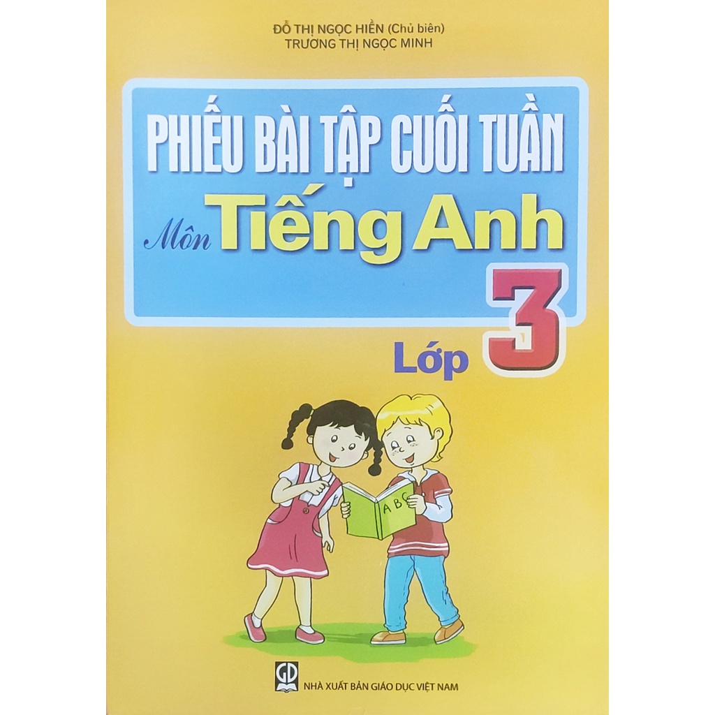 Sách - Phiếu bài tập cuối tuần Tiếng Anh lớp 3