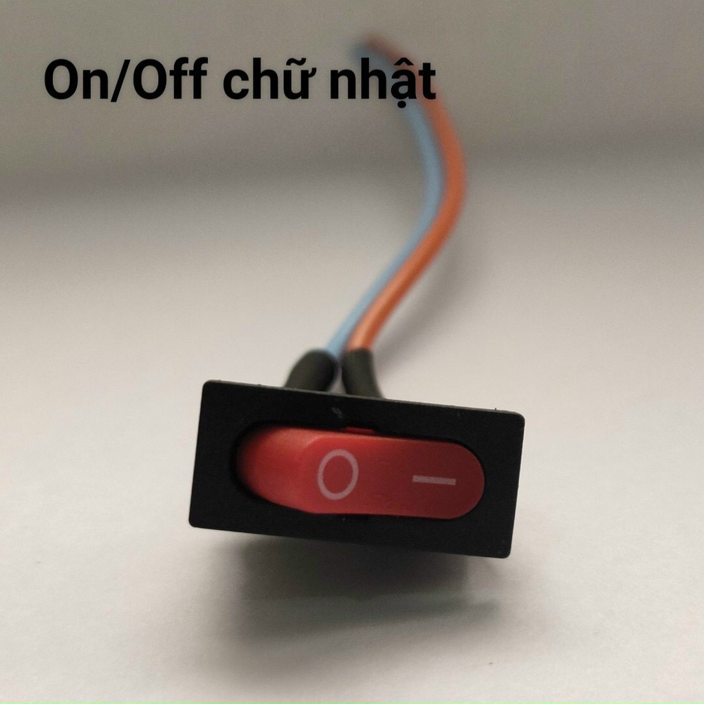 Nút công tắc đèn trợ sáng On/Off 2 chức năng, nút hazzard các loại cho xe