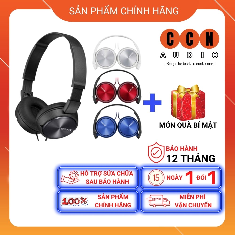 Tai nghe Sony MDR-ZX310AP thiết kế độc đáo cùng âm bass chất lượng cao