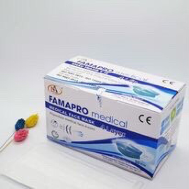 Hộp 50 cái khẩu trang  y tê Famapro Nam Anh