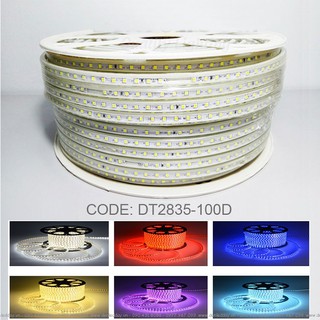 1m led dây 2835 mạch sữa chống mưa 100 bóng/ m (nhiều màu)