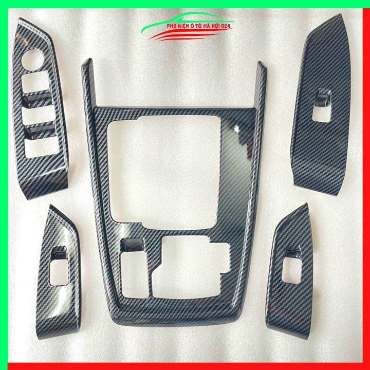 Ốp nội thất xe ô tô CX8, CX-8 2019-2024 nhựa ABS vân cacbon