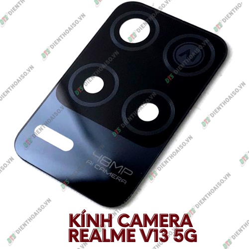 Mặt kính camera realme v13 5g có sẵn keo dán