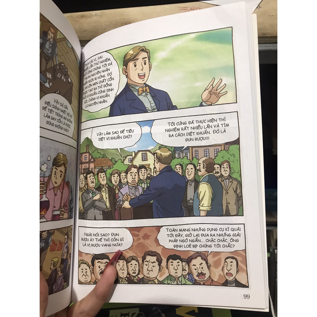 Sách - Chuyện kể về danh nhân thế giới Who? Louis Pasteur