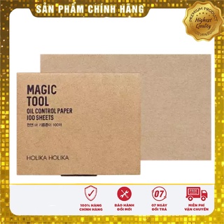 Giấy Thấm Dầu 100 Tờ Magic Tool Oil Control Paper Holika Holika