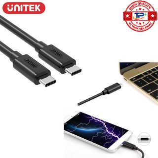CÁP 2 ĐẦU TYPE-C UNITEK Y-C477BK