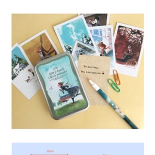 Hộp thiếc Post Card Kim Jee
