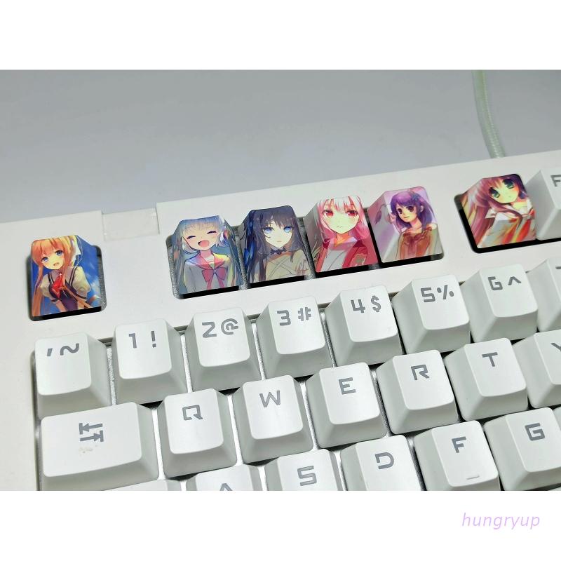 Bộ Phím Rời PBT 5 Màu Thay Thế Cho Bàn Phím Cơ Cherry MX R4