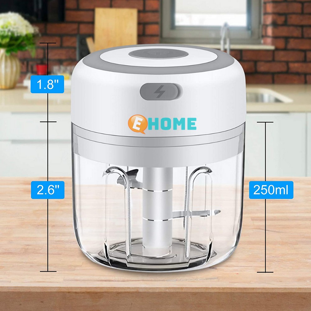 Máy Xay Tỏi Ớt Mini Cầm Tay Chạy Bằng Điện Đa Năng Có Cổng Sạc USB eHome EH-101 | BigBuy360 - bigbuy360.vn