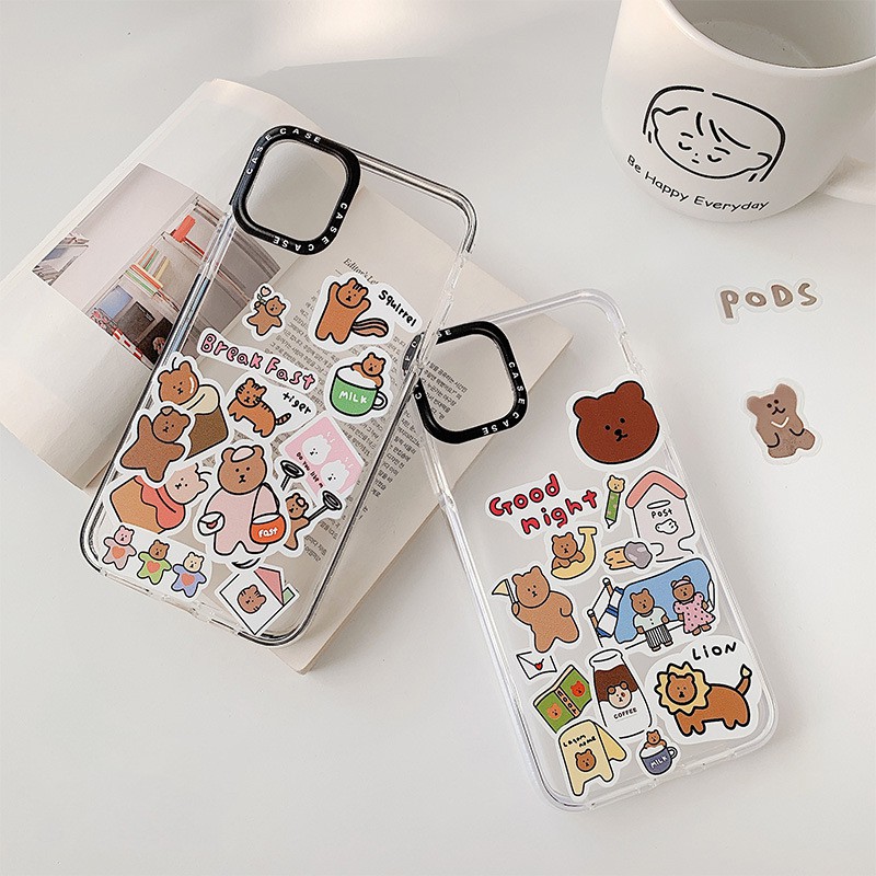 Ốp Điện Thoại Hình Gấu Đáng Yêu Cho Iphone 11 Pro Xsmax | BigBuy360 - bigbuy360.vn