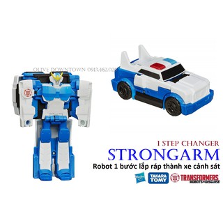 💎 STRONGARM Robot cao 13cm 1 bước ráp thành siêu xe - TRANSFORMERS dòng Robot In Disguise