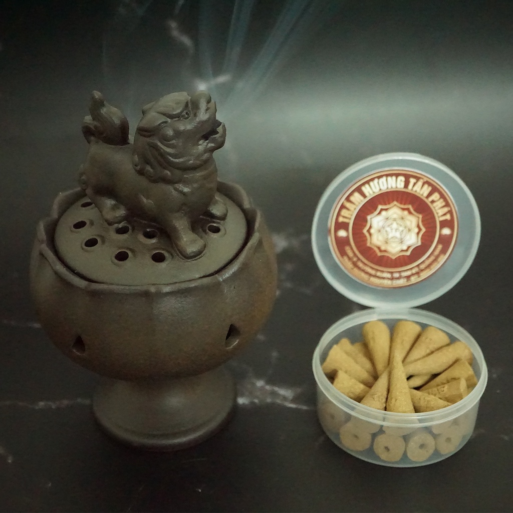 Đỉnh Xông Trầm Hương Sư Tử cao cấp cực sang