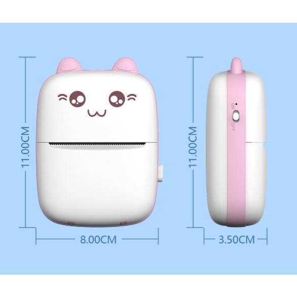 Máy in nhiệt mini cầm tay Bluetool, máy in đơn hàng, bill thanh toán mini