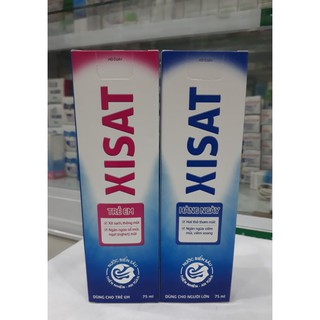Dung dịch vệ sinh mũi nước biển sâu Xisat 75ml