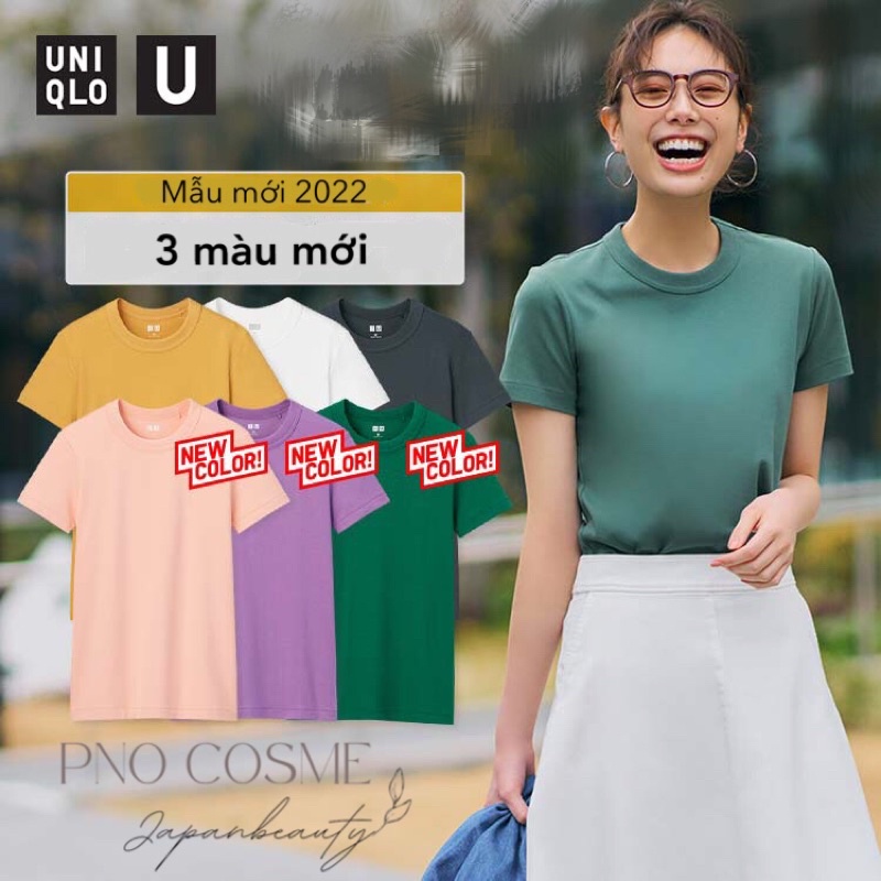 UNIQLO - Áo thun basic cổ tròn dòng U ( mẫu mới )