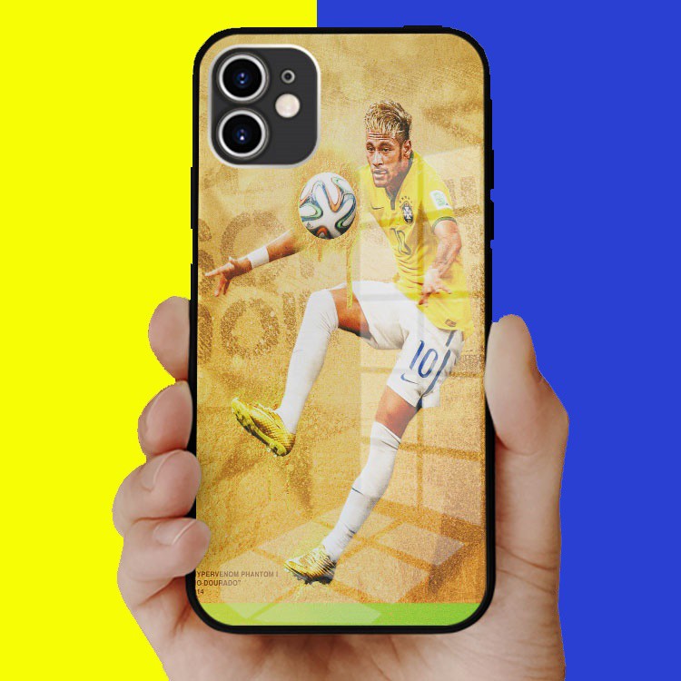 Ốp lưng kính GOGO Neymar đón bóng Iphone 7 - Iphone 12 pro max OK-FOO20010242