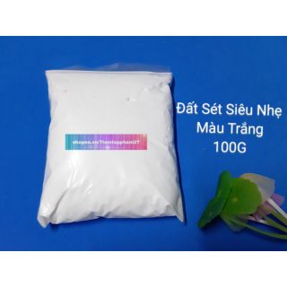 Đất Sét Siêu Nhẹ Màu TRẮNG 100G Nguyên Liệu Làm Slime