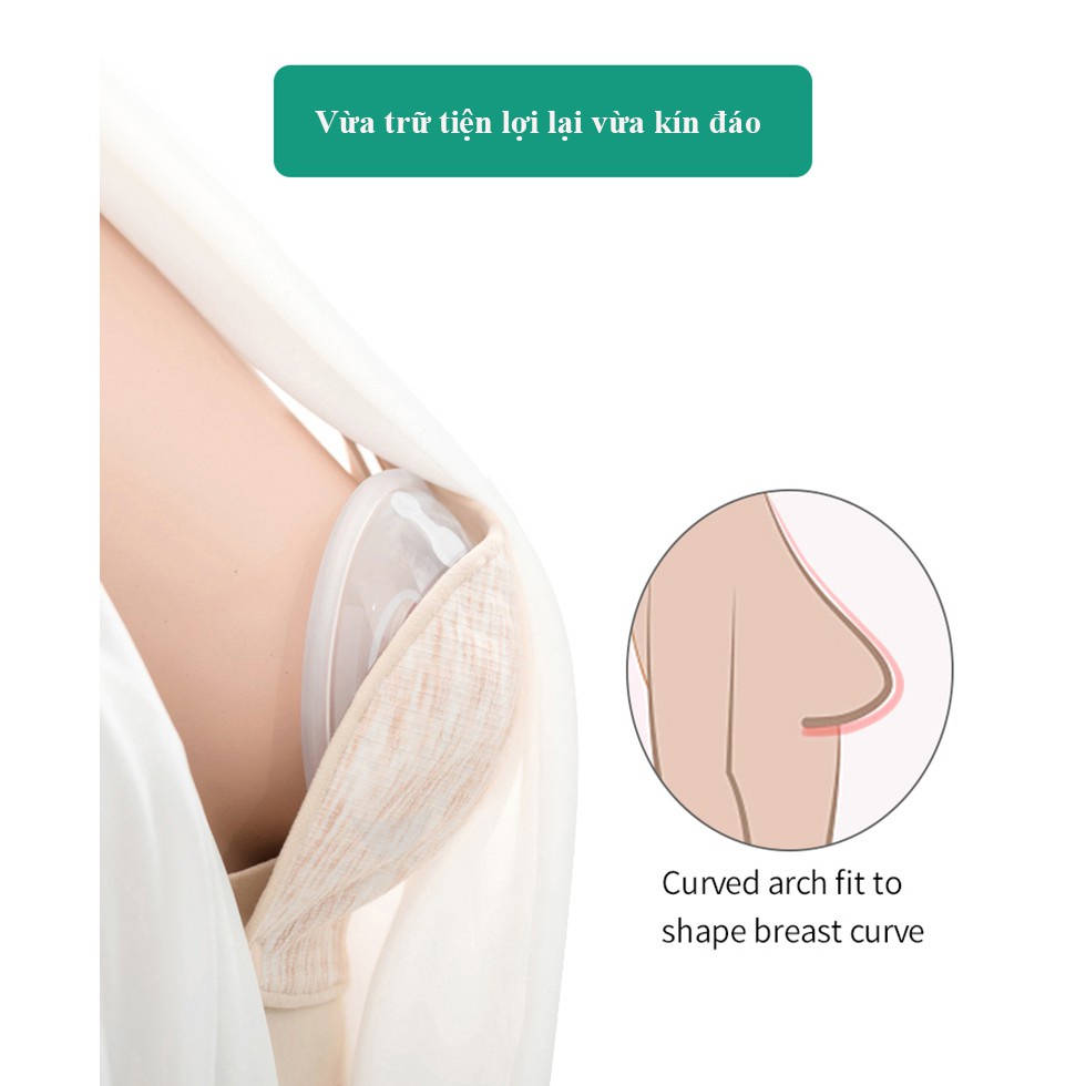 Phễu hứng sữa Cmbear chính hãng giúp ích cho bà mẹ cho con bé