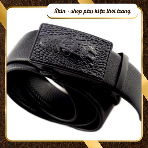 Thắt lưng nam da pu khóa tự động mặt cá sấu nam tính giá tốt nhất Hà Nội - Shin Shop Leather