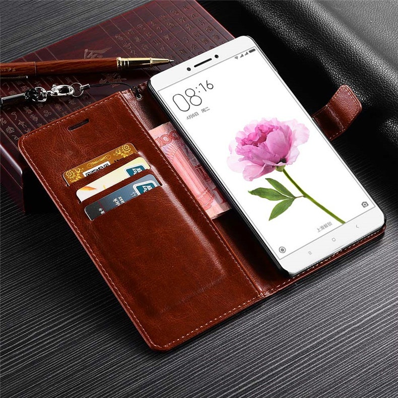 Bao Da Điện Thoại Nắp Lật Dạng Ví Cho Samsung Galaxy Note 2 / Note 3 Note 4 Note 5 Note 7 Note 8 Note 9 Note 10 Plus Lite Note 20 Plus Ốp