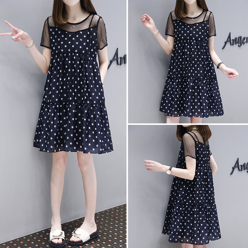 Đầm Bầu Váy Bầu Babydoll Nhiều Tầng Mùa Hè Phối Ren Xinh Xắn Đi Chơi Dự Tiệc Đi Biển HD2706 Honey Mommy