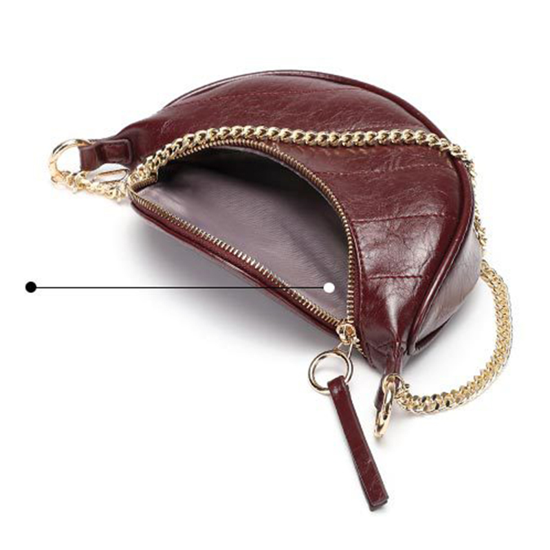 Túi đeo hông IELGY có khóa kéo phong cách cổ điển thời trang cho nữ