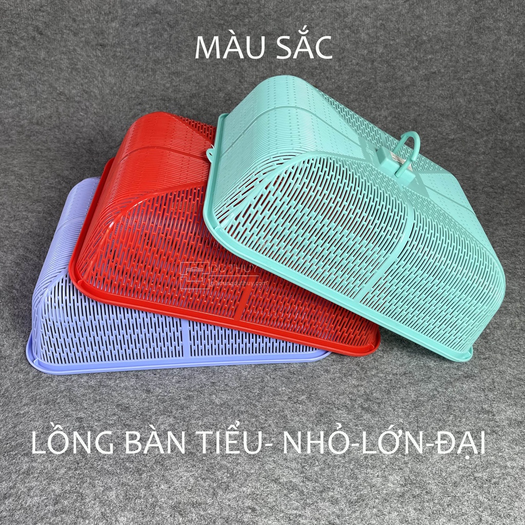 Lồng bàn đậy thức ăn chữ nhật 33-42-49-53-59 cm chất liệu nhựa pp chính phẩm an toàn, nhiều màu sắc của gia dụng Du Thủy