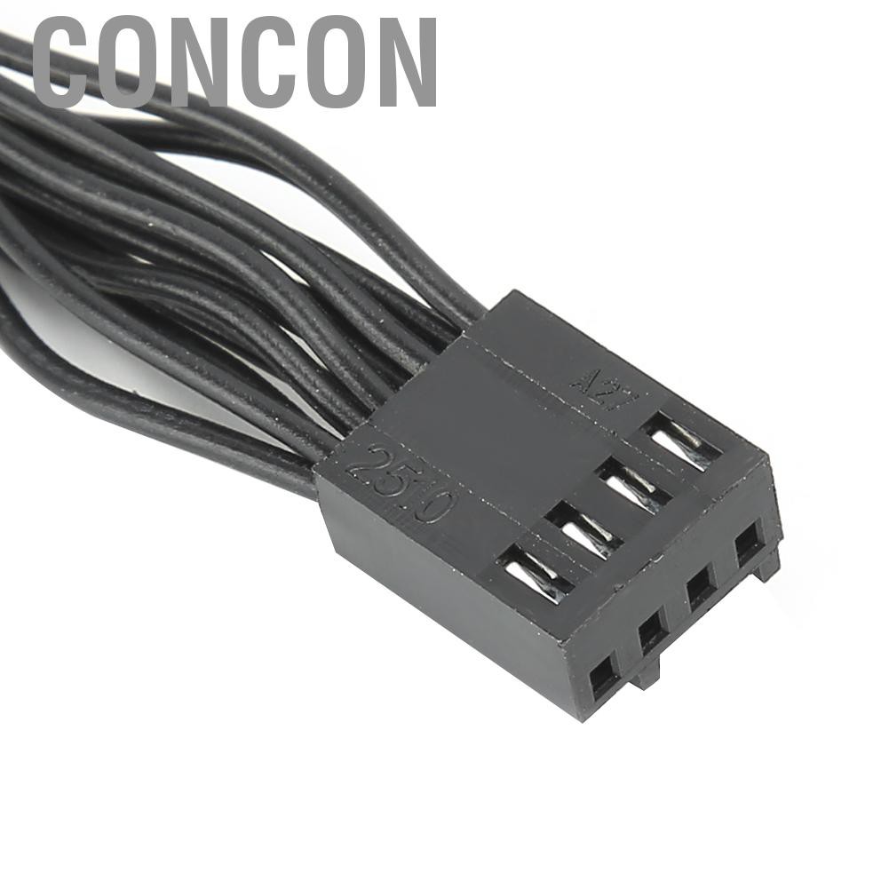 CONCON Fan Splitter Adapter  1 to 3 4 Pin Extension Cable 14cm/5.5 \'\' for Computer