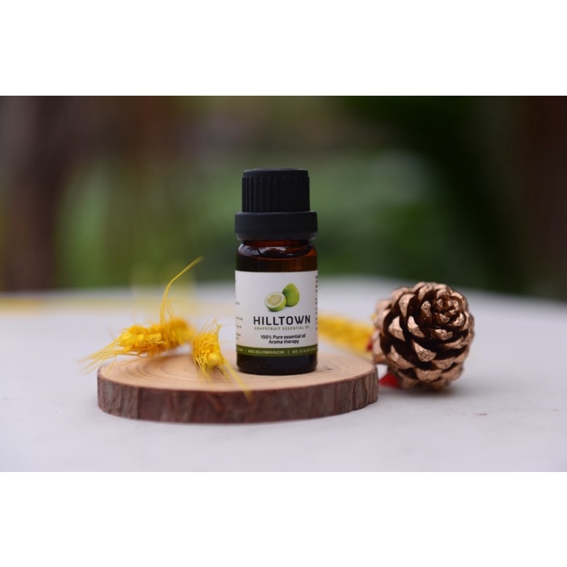 Tinh dầu bưởi da xanh Hiltown, 100% tinh dầu vỏ bưởi nguyên chất 10-50ml