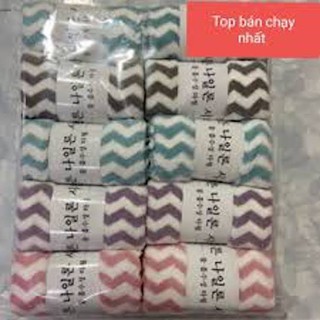 Set 05 khăn mặt lông cừu Hàn Quốc cao cấp, 30 x 50 cm