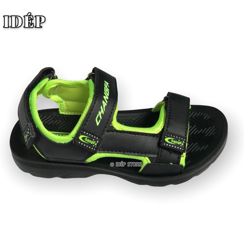 Dép sandal trẻ em quai dán đi học ChangFa GL014- đế Da PU đúc nguyên khối êm chân thời trang cao cấp cho bé 𝐢𝐃𝐄́𝐏