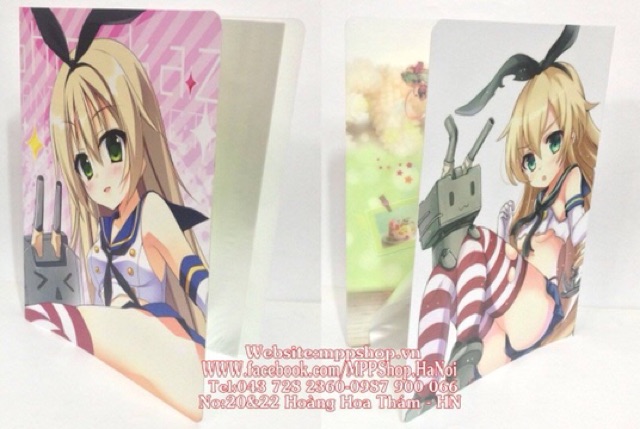 Kẹp đựng bài kiểm tra ảnh kantai colection 30 lá đựng 60 ảnh bài kt